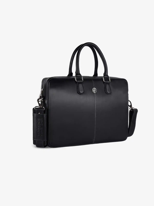 Genuine Leather Office Bag for Men, 15.6 Inch Laptop Bag, 1 Year Warranty