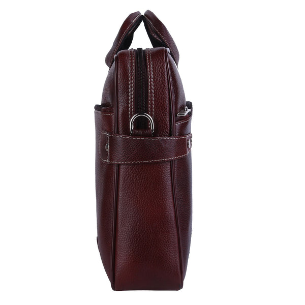 Genuine Leather Laptop Bag for daily use 15"5inch image 4