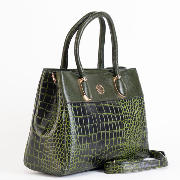 Genuine Leather Ladies Handbag Wv image 2