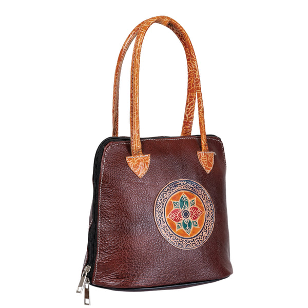 Shantiniketan Genuine Leather Batua image 1