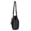 Genuine Leather Handbag Metal chain BG image 4