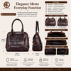 Genuine Leather Ladies Handbag With Sling For all Occasions image 3