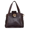 Smart Genuine Leather Ladies Handbag For All Occasions - Brown image