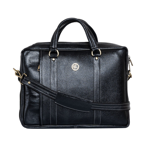 Genuine Leather 15 inch Full Grain Natural Leather Laptop Bag image 6
