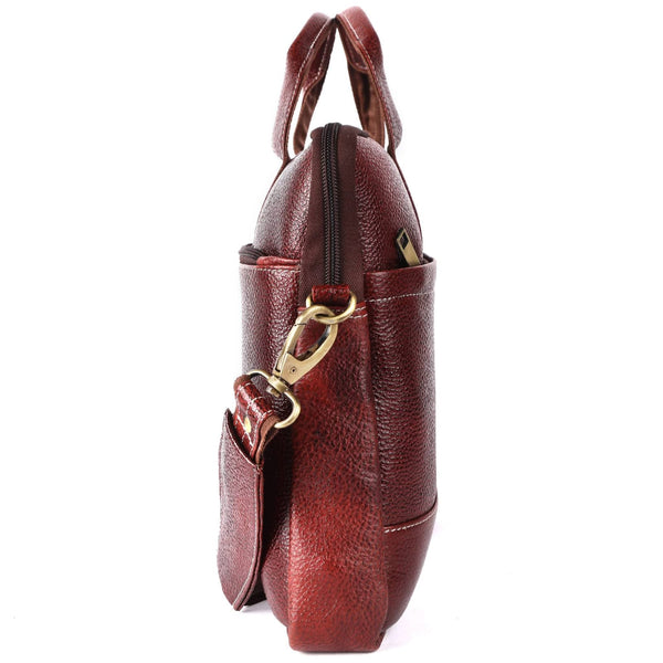 Genuine Leather Laptop Bag for daily use 15"5inch image 5