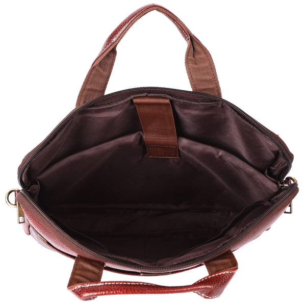 Genuine Leather Laptop Bag for daily use 15"5inch image 2