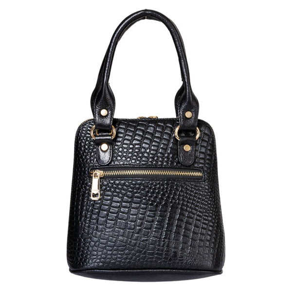 Natural Leather Round Handbag Tus image 10
