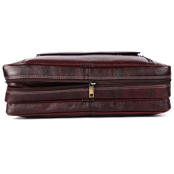 Genuine Leather Laptop Bag for daily use 15"5inch image 4