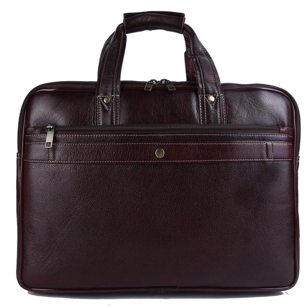 Genuine Leather Laptop Bag for daily use 15"5inch image 3