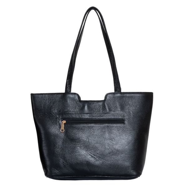 Genuine Leather Handbag Mid Cut image 5