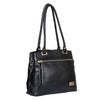 Genuine Leather Handbag Metal chain BG image 2
