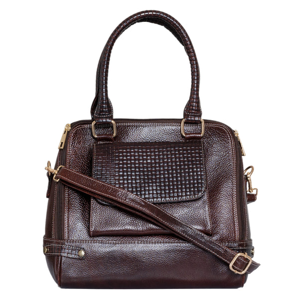 Genuine Leather Ladies Handbag With Sling For all Occasions image 1