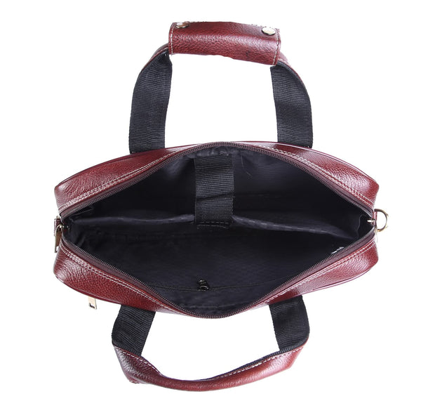 Genuine Leather Laptop Bag for daily use 15"5inch image 4