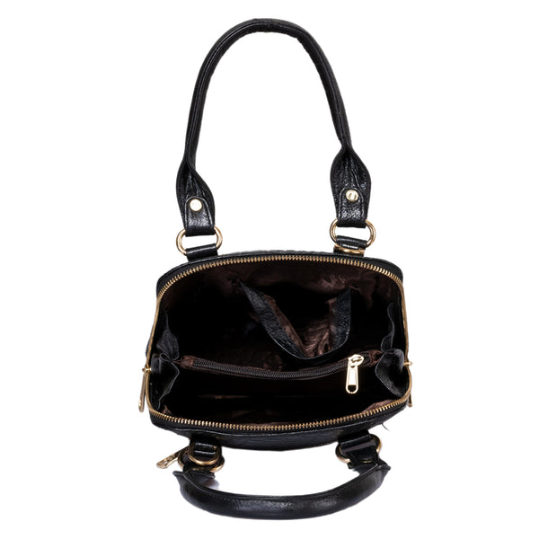 Natural Leather Round Handbag Tus image 16
