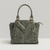 Small Croco Leather Handbag